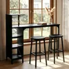 BEALIFE Bistrotisch-Set 3-teilig mit Ablage & Produktbild-Vorschau 10