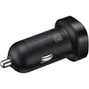 A black car charger adapter is shown against a white background. Produktbild-Vorschau