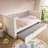 MODFU Kinderbed 90x200, eenpersoonsbed met uitschuifbaar Productafbeelding-voorbeeld 1