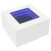 vidaXL LED-Couchtisch Weiß 60x60x40 cm Holzwerkstoff Produktbild-Vorschau 3