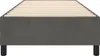 vidaXL Boxspringbettgestell Dunkelgrau 90x200 cm Samt Produktbild-Vorschau 4
