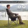 Składane krzesło kempingowe COSTWAY XXL o nośności 180 kg, Podgląd zdjęcia produktu 5