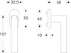 FSB Fenstergriff 341076 - Griff auf ovaler Rosette, Produktbild-Vorschau 2