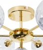 BELIANI Deckenleuchte Blau u. Gold aus Glas Rund 7 Kugel Produktbild-Vorschau 8