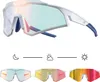 ROCKBROS Fahrradbrille Photochrome UV400 Outdoor Radsport Produktbild-Vorschau 1