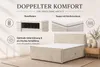VENASI VANESSA Boxspringbett 140x200 mit 2 Bettkasten H2/H3 Produktbild-Vorschau 13