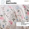 Bettwäsche 240x220 cm. 3 teilig set, geblümt,100% Produktbild-Vorschau 5