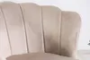 Samtstuhl SHELLY in Muschelform mit gepolsterter Sitzfläche Produktbild-Vorschau 3