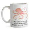 Mr. & Mrs. Panda Kaffeetasse Tintenfisch - Weiß - Geschenk, Produktbild-Vorschau 3
