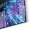 DEQORI Glasbild Echtglas 50x50 cm 'Lichter der Zukunft' Produktbild-Vorschau 5