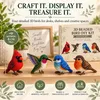 Set van 4 doe-het-zelf kralenfiguren – ANIBEAD, tuinvogels Productafbeelding-voorbeeld 2