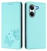 Kožené pouzdro pro Xiaomi Poco X8 Pro/Redmi Turbo 5, motýlí Náhled obrázku produktu 1