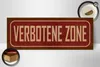 Holzschild Spruch 27x10cm verbotene Zone Produktbild-Vorschau 3