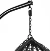 Hängesessel mit Gestell Polyrattan Hängekorb Rattan Produktbild-Vorschau 3