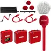 Set per interviste Rode Microphone Wireless GO Gen 3 Rosso Anteprima dell’immagine prodotto 1