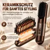 Akku Haarglätter Bürste, Kabelloser Lockenstab und Produktbild-Vorschau 3