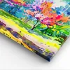 Bild auf Leinwand - Leinwandbild - Bäume Mehrfarbig Natur Produktbild-Vorschau 5