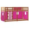 Etagenbett mit Vorhängen Rosa 80x200 cm Massivholz Kiefer Produktbild-Vorschau 6