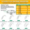 INF Transparentes Ringgrößen-Verstellerset TPU PC 10cm x Produktbild-Vorschau 7