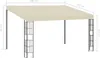 vidaXL Pavillon mural 3 x 4 m Tissu blanc crème Voir les images du produit 6