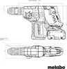 Metabo KH 18 LTX BL 28 Q Set ISA Akku Hammer 18V in metaBOX Voir les images du produit 7