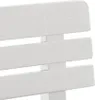 Panchina da giardino bianca 110x52x71 cm in polipropilene Anteprima dell’immagine prodotto 7