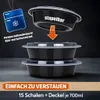BigDean Meal Prep Boxen 700 ml – 15 runde Schalen mit Produktbild-Vorschau 4