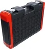 A black and red tool case is shown from a diagonal angle against a white background. Náhled obrázku produktu
