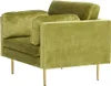 Boom fauteuil velours groen. Productafbeelding-voorbeeld 18