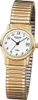 Regent F-890 Damen-Uhr Analog Quarz mit Zug-Armband IP-Gold Produktbild-Vorschau 1