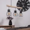 Hängeleuchte, Käfig Design, Holz, L 60 cm Produktbild-Vorschau 4