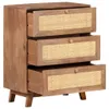 vidaXL Sideboard 61x35x76 cm Massivholz Mango Produktbild-Vorschau 3