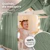 Hausbetthimmel Baumwoll Musselin Betthimmel Kinder Hausbett Produktbild-Vorschau 2