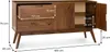 Sideboard TIVOLI skandinavisch aus Massivholz Kastanien Produktbild-Vorschau 7