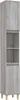 A tall, narrow cabinet with a wood-like finish and three shelves. Náhled obrázku produktu
