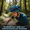 Fahrradhelm Marine/Blau mit Visier 56-61cm Damen Herren Produktbild-Vorschau 7