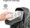 2X 3-Fach EU Steckdosenadapter,3-fach Rund Mehrfachstecker Produktbild-Vorschau 3