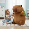 Großes Maskottchen Plüsch-Kissen Spielzeug Capybara 100 cm Produktbild-Vorschau 5
