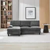 Merax Ecksofa L-Form 3-Sitzer mit Schlaffunktion, Produktbild-Vorschau 10