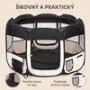 IvoQ Skladací výbeh pre šteňatá so strieškou – 114 x 114 x Náhľad obrázku produktu 4