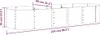 vidaXL Hochbeet Verzinkter Stahl 224x80x36 cm Grau Produktbild-Vorschau 6