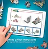 WREBBIT Puzzle 3D Zamek Neuschwanstein 890 elementów Podgląd zdjęcia produktu 14