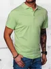 Dstreet Herren-T-Shirt mit Kragen Kechok grün XXL Produktbild-Vorschau 3
