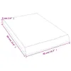 Waschtischplatte Dunkelgrau 40x60x6 cm Massivholz Behandelt Produktbild-Vorschau 8