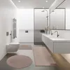 Moderne Badematte Badezimmer Teppich Shaggy Kuschelig Weich Produktbild-Vorschau 1