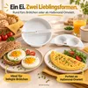 Eierkocher Mikrowelle, 2-fach Eierform für runde Eier und Produktbild-Vorschau 7