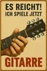 Blechschild AstraDesign 20x30 cm „Ich spiele jetzt Gitarre“ Produktbild-Vorschau 1
