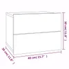 The Living Store Nachttisch Räuchereiche 40x30x30 cm Produktbild-Vorschau 9