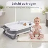 OYAJIA Babybadewanne Faltbare Badewanne PP&TPE Babywanne Produktbild-Vorschau 5