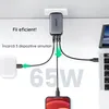 UGREEN Nexode USB-A+2*USB-C 65W GaN Tech Fast Charger White Produktbild-Vorschau 18